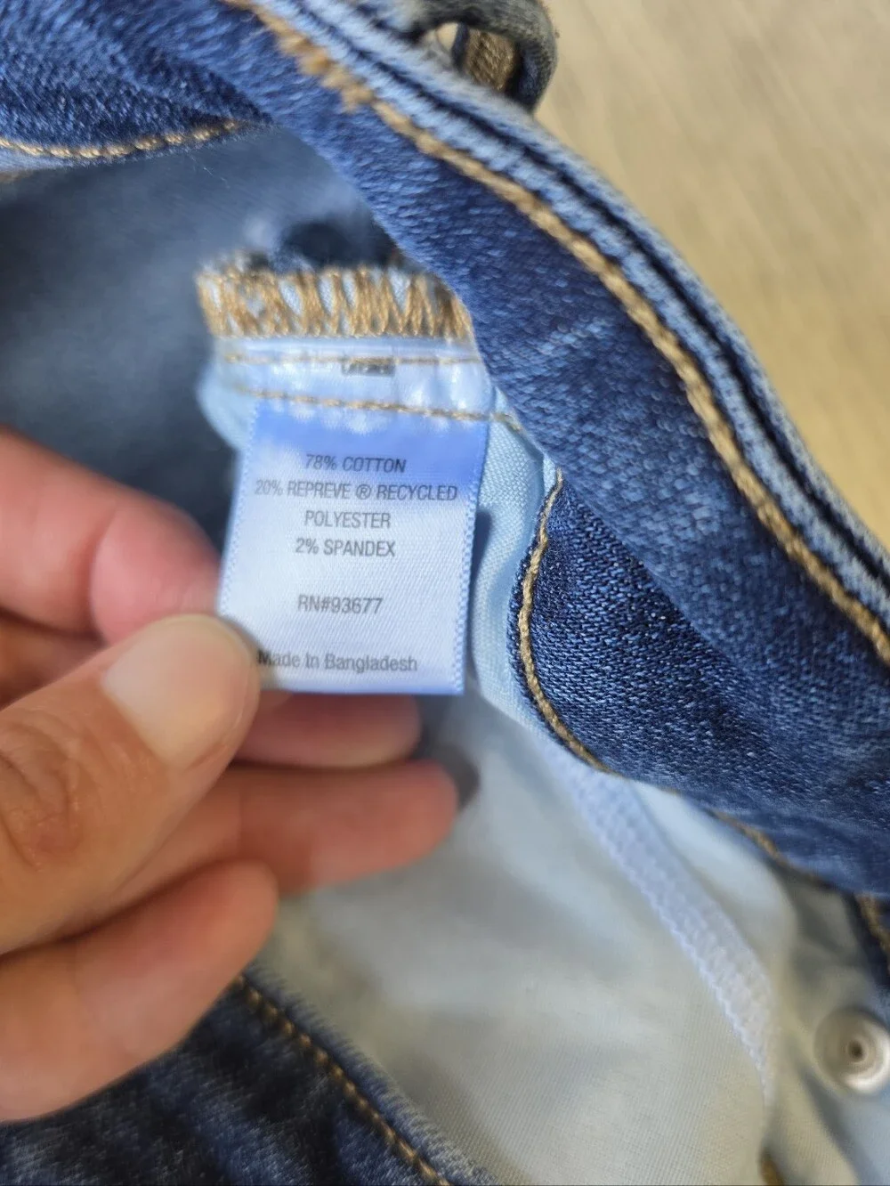 St. John’s Bay Women’s Bermuda Denim Shorts Size 10 Cuffed